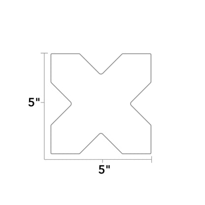 Elda Star+Cross | Porcelain Stone Look Floor & Wall Tile