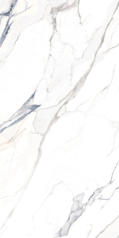 Calacatta Blue | 12"x24" Porcelain Marble Look Floor & Wall Tile