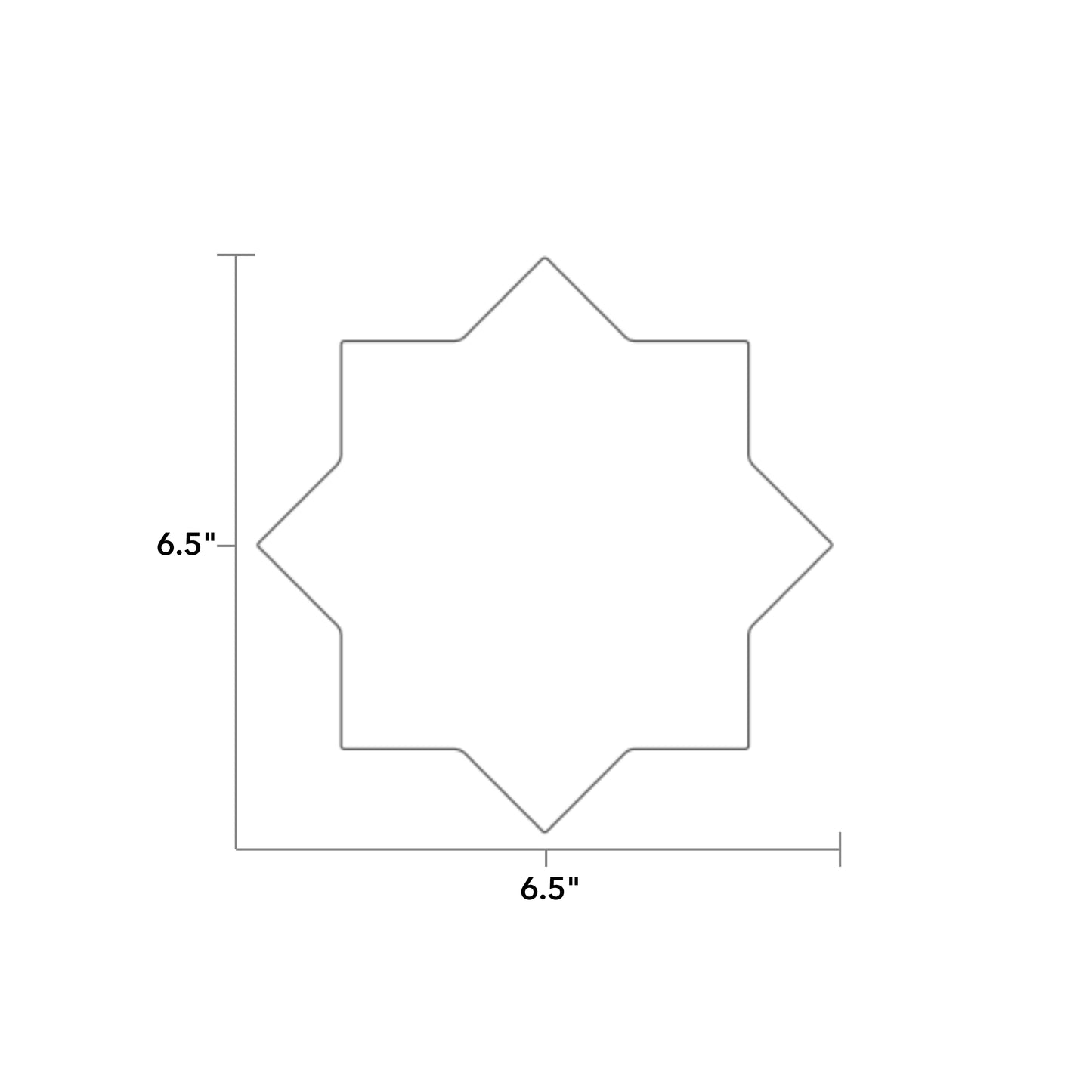 Elda Star+Cross | Porcelain Stone Look Floor & Wall Tile